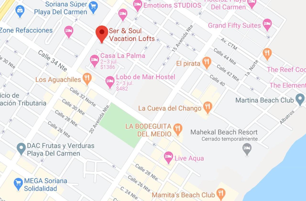 Ser & Soul Vacation Lofts Daire Playa del Carmen Dış mekan fotoğraf